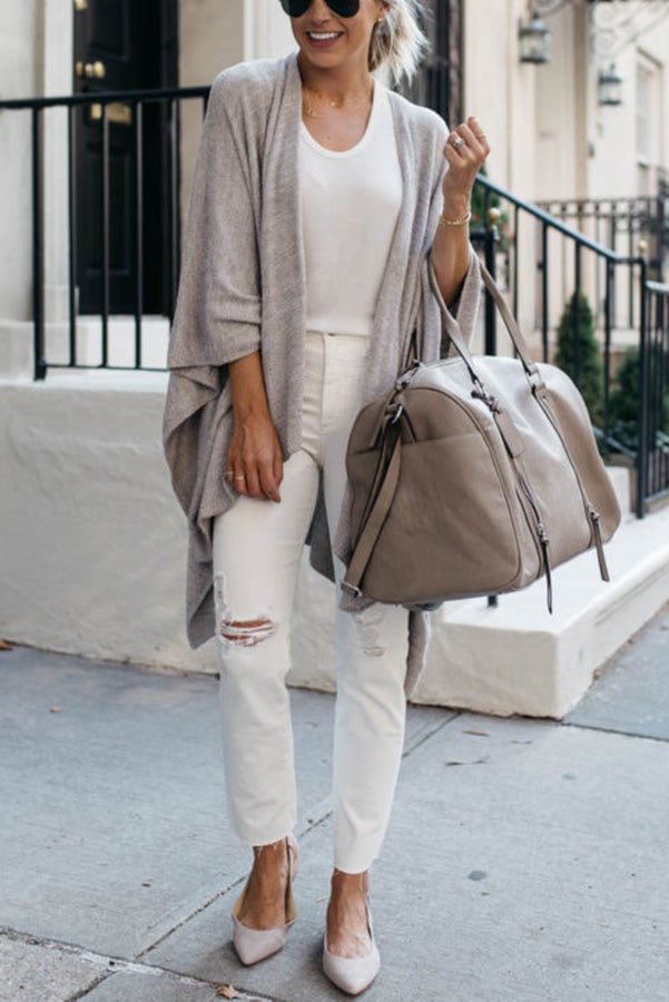 Luchtig Open Gebreid Vest – Comfortabele en Modieuze Look