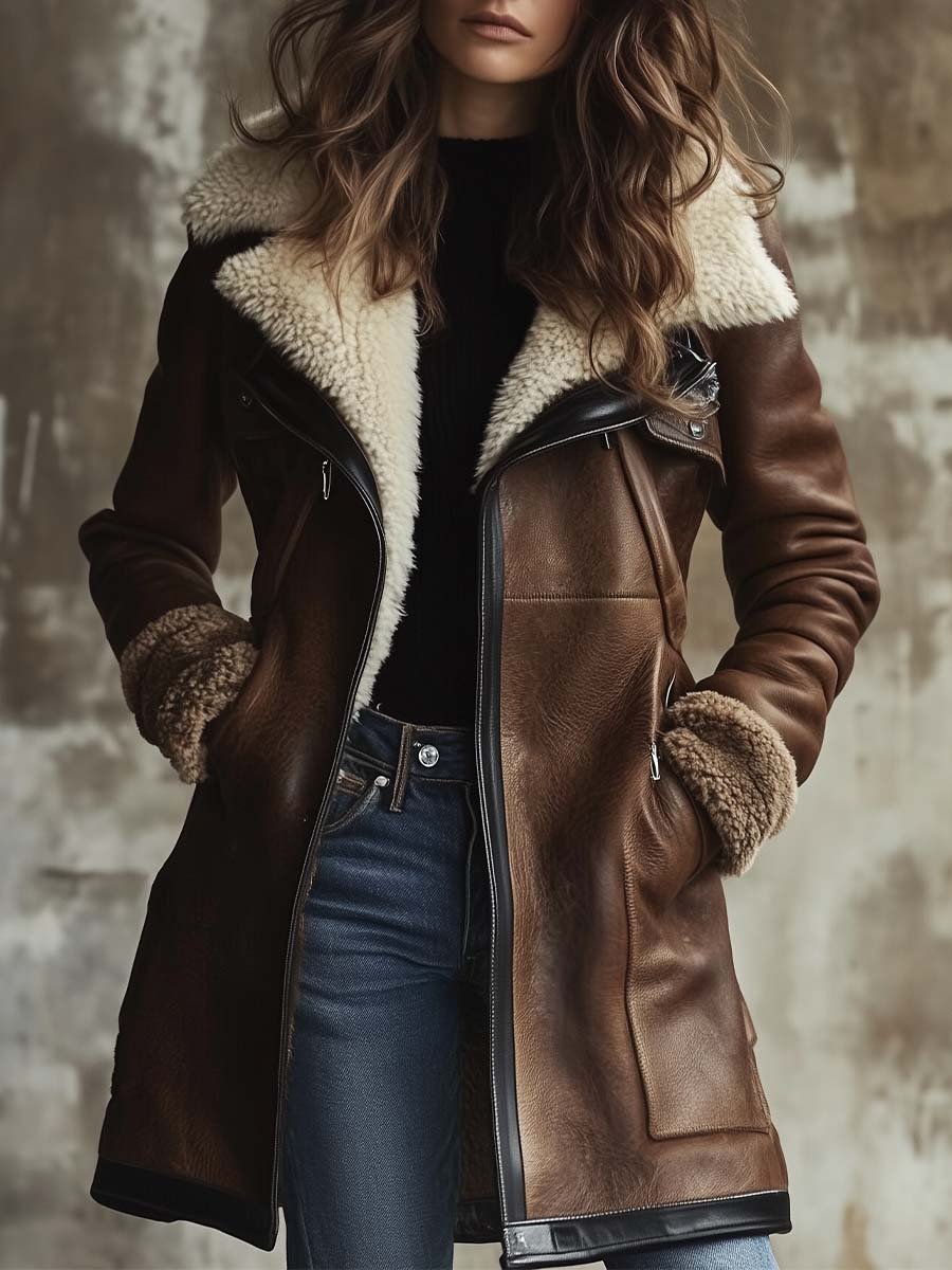 Elegante en warme damesjas ideaal voor winterweer
