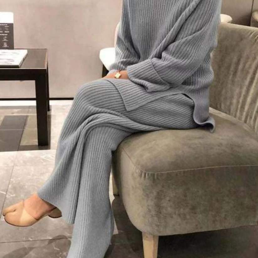 Comfortabel dames set met top en broek – Perfect voor dagelijks gebruik