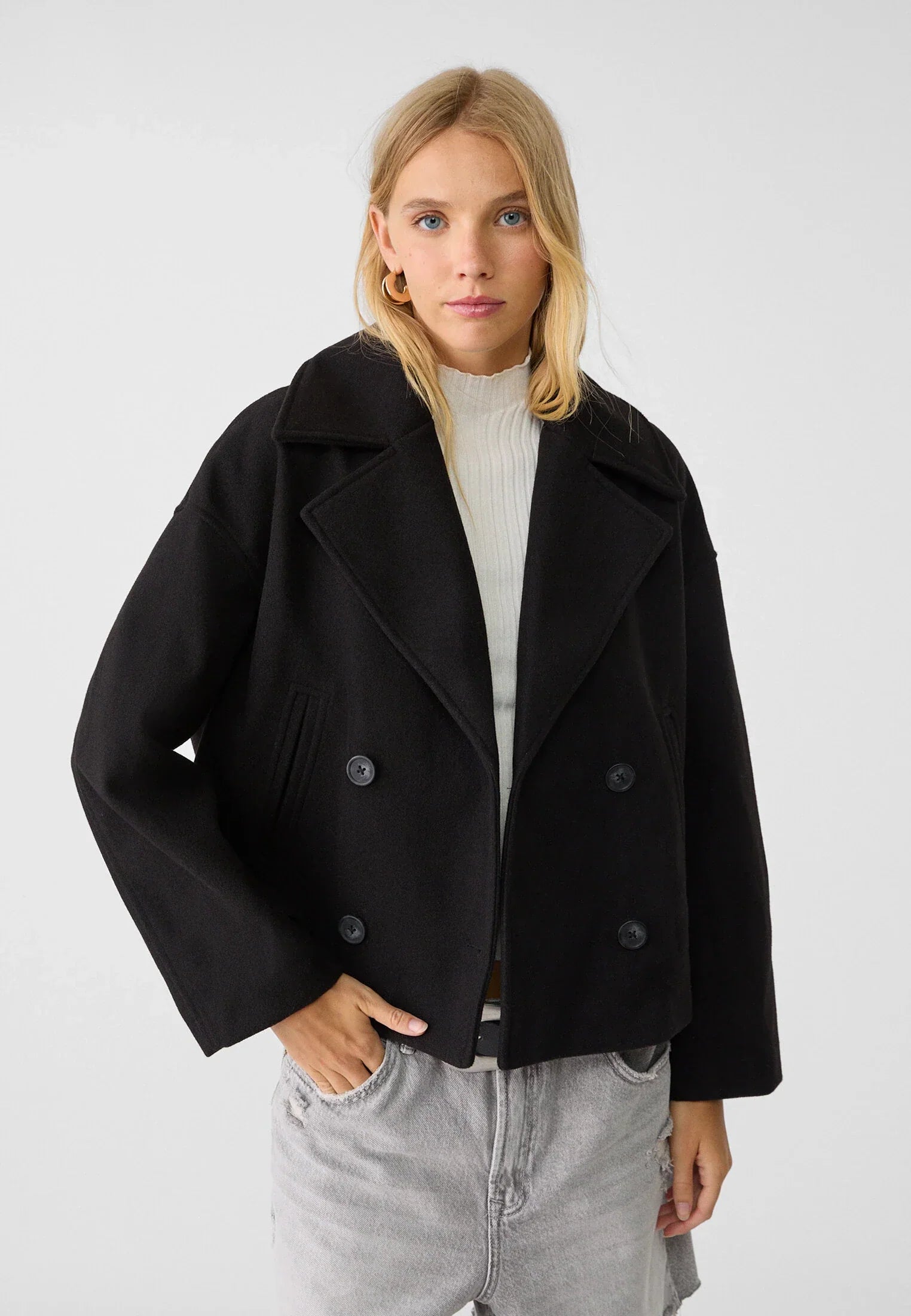 Casual korte jas voor een moderne look
