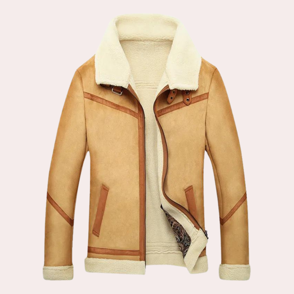 Heren winterjas met stijlvol en modern ontwerp