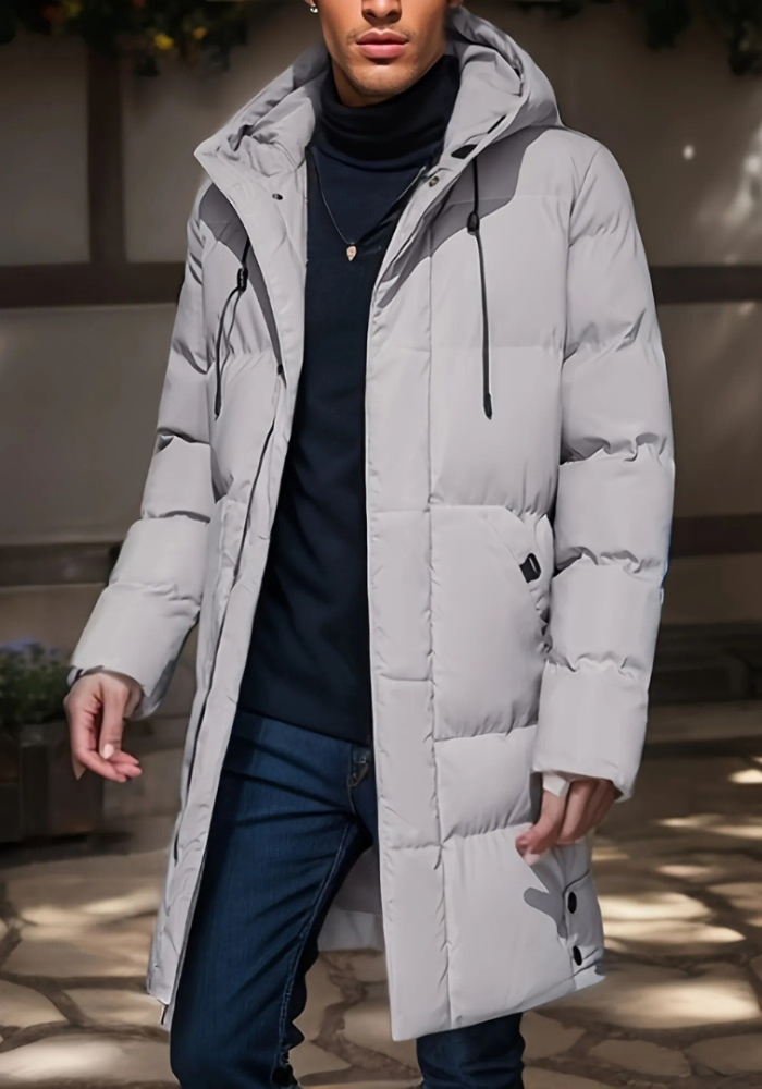 Stijlvolle en warme herenparka perfect voor de winter