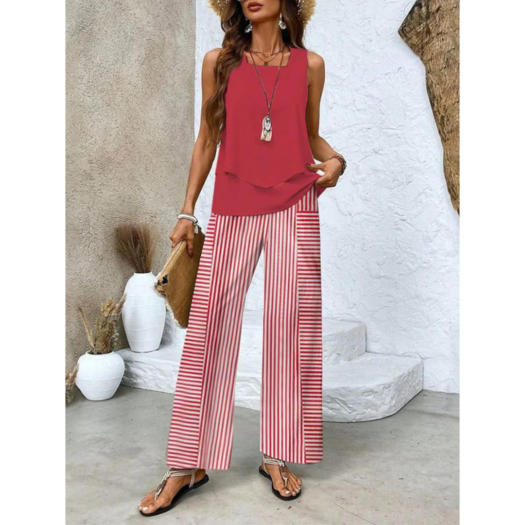 Stijlvolle en comfortabele zomeroutfit voor dames, geschikt voor elke gelegenheid