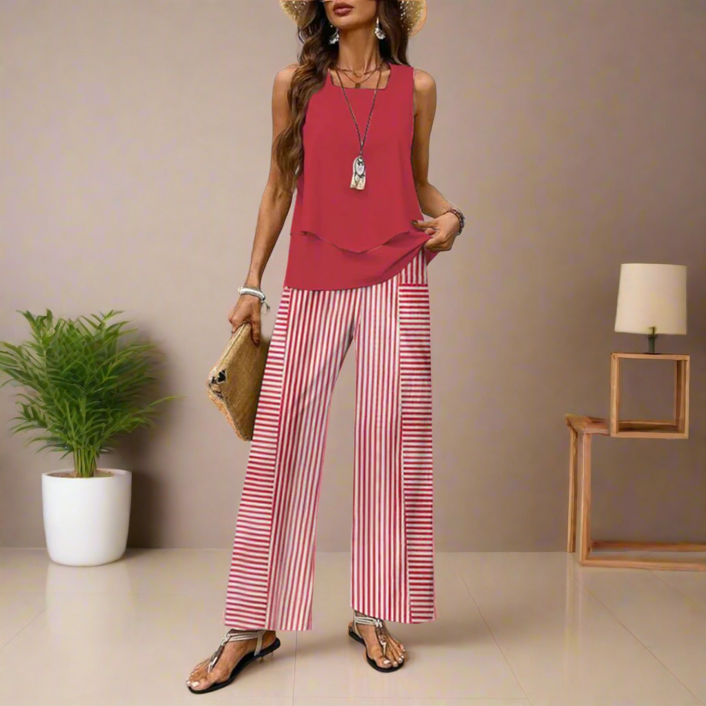 Stijlvolle en comfortabele zomeroutfit voor dames, geschikt voor elke gelegenheid