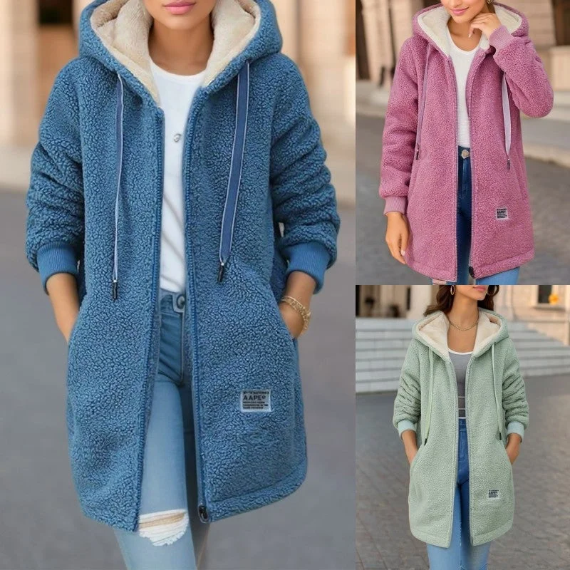 Trendy Damesjas met Capuchon en Rits – Comfortabel en Stijlvol