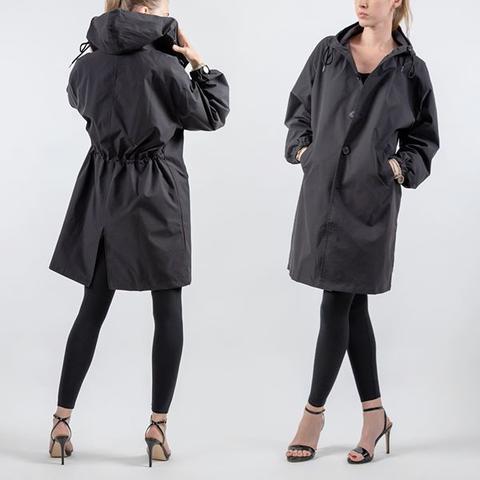 Oversized Windjack met Capuchon voor Dagelijks Gebruik