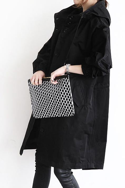 Oversized Windjack met Capuchon voor Dagelijks Gebruik