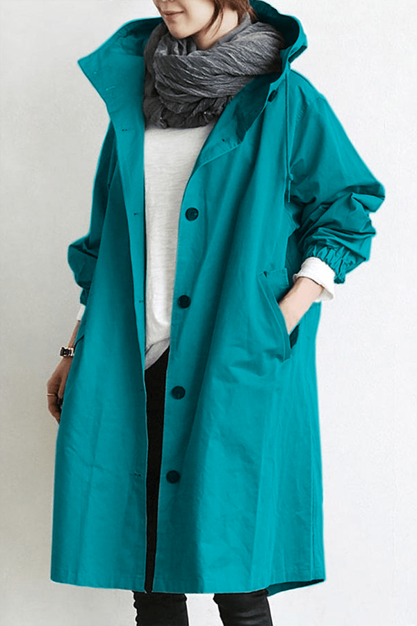 Noa - Waterdichte Oversized Hoody Windbreaker Regenjas