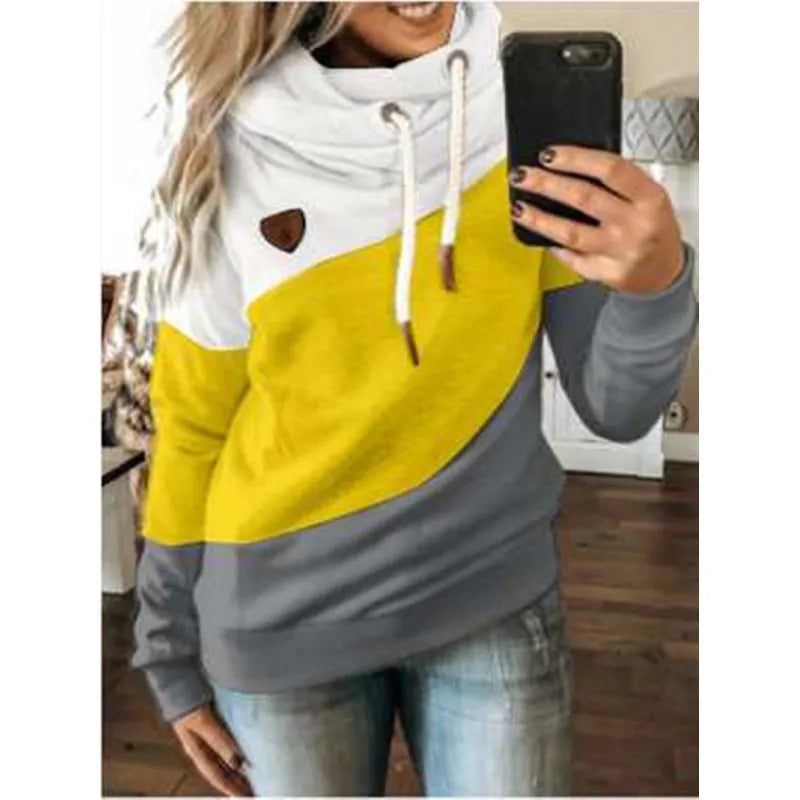 Comfortabele hoodie met capuchon en lange mouwen