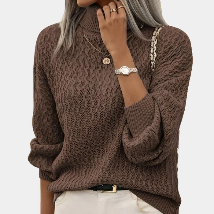 Casual dames coltrui met een trendy en veelzijdig ontwerp