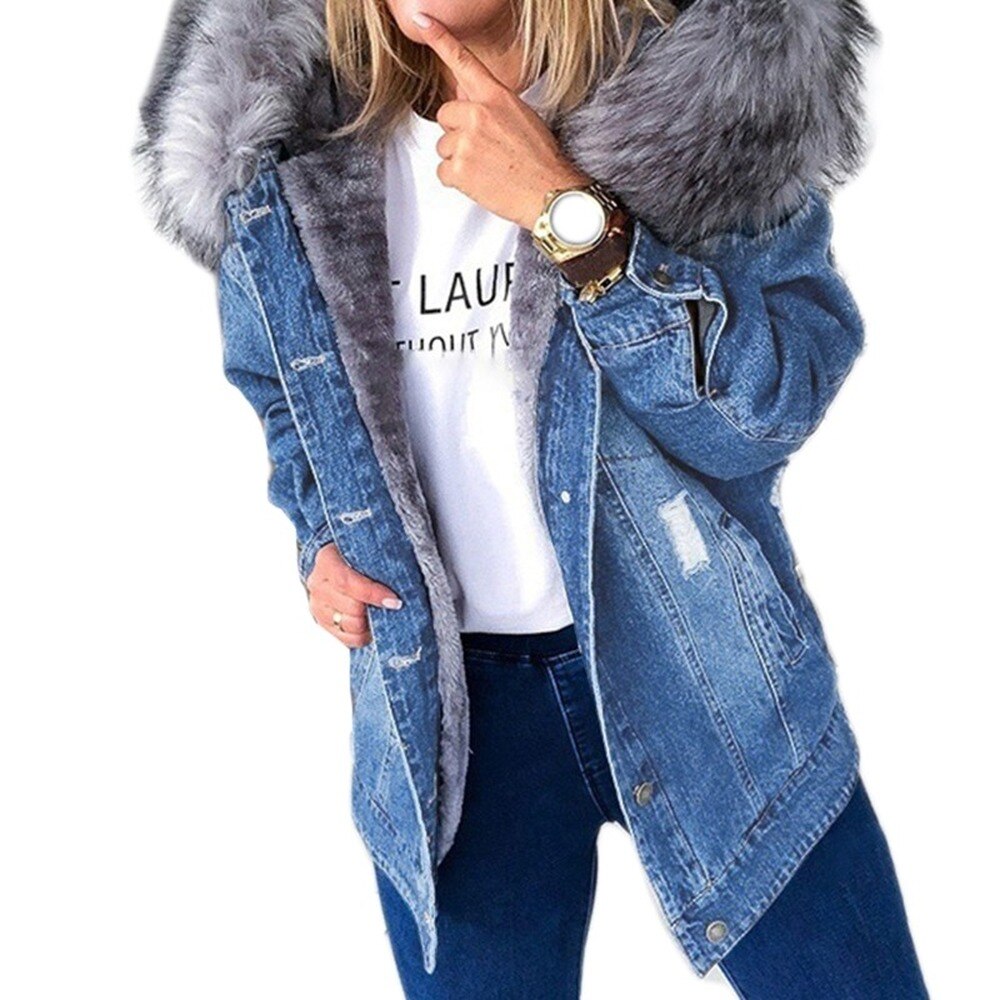 Trendy Winterjas voor Dames met Capuchon en Warme Kraag