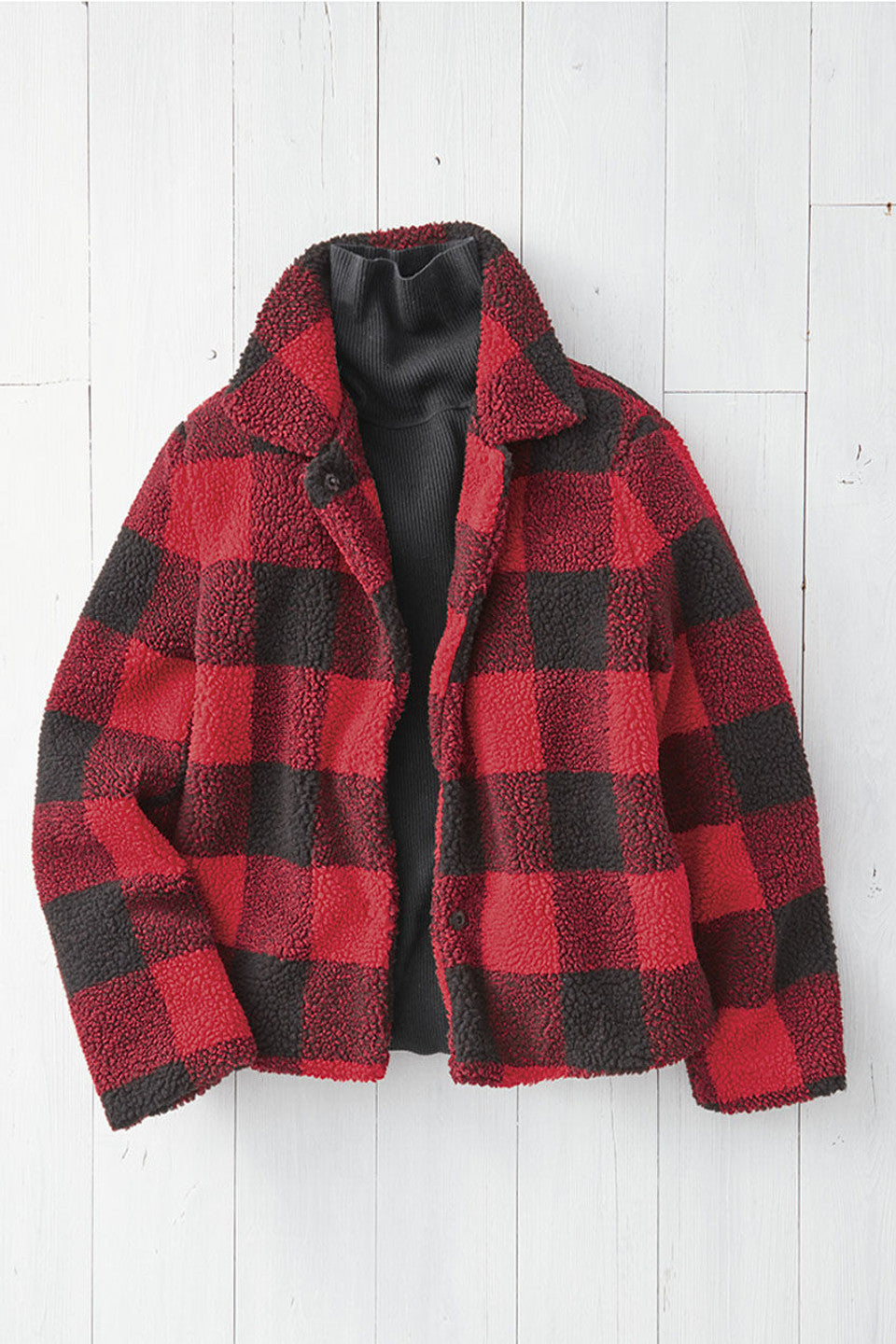 Modieuze Buffalo Ruitjas voor Dames - Perfect voor Herfst en Winter