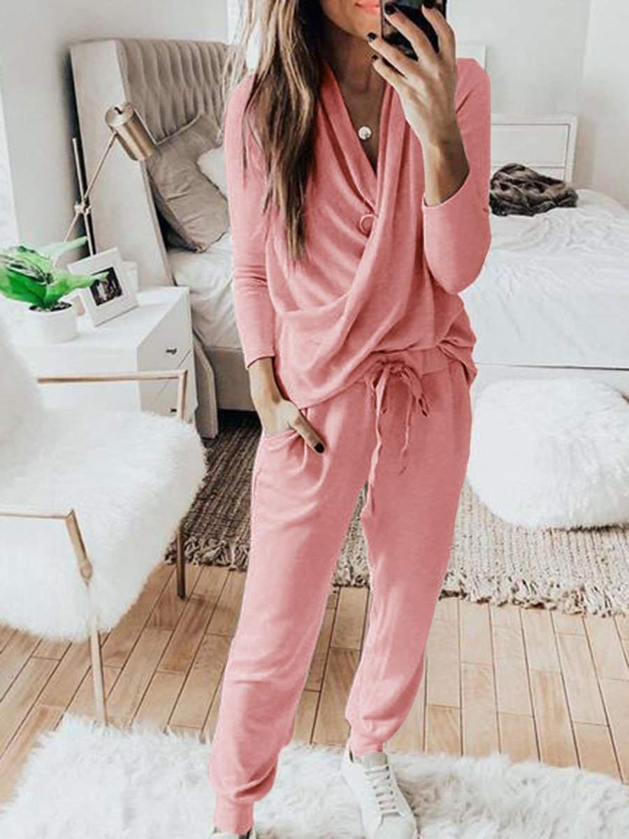 Dames Jumpsuit met Lange Mouwen – Perfect voor Vrije Tijd en Dagelijks Gebruik