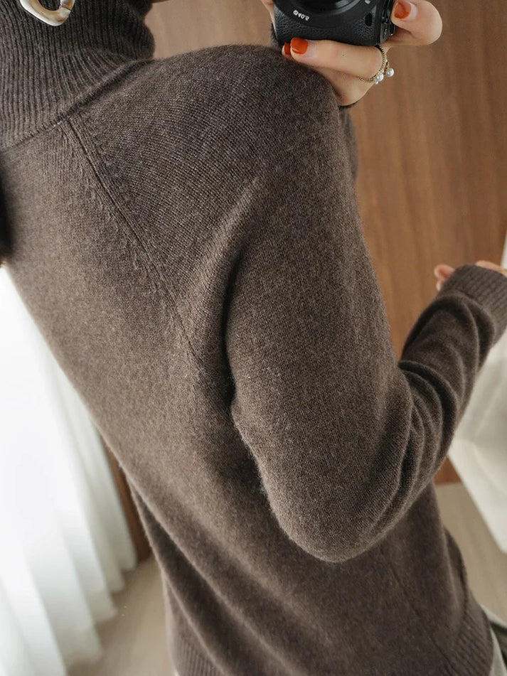 Stijlvolle en comfortabele coltrui voor dames met hoge hals
