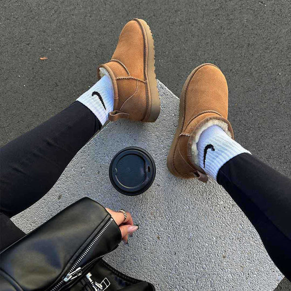 Casual en warme laarsjes met trendy en eigentijds ontwerp