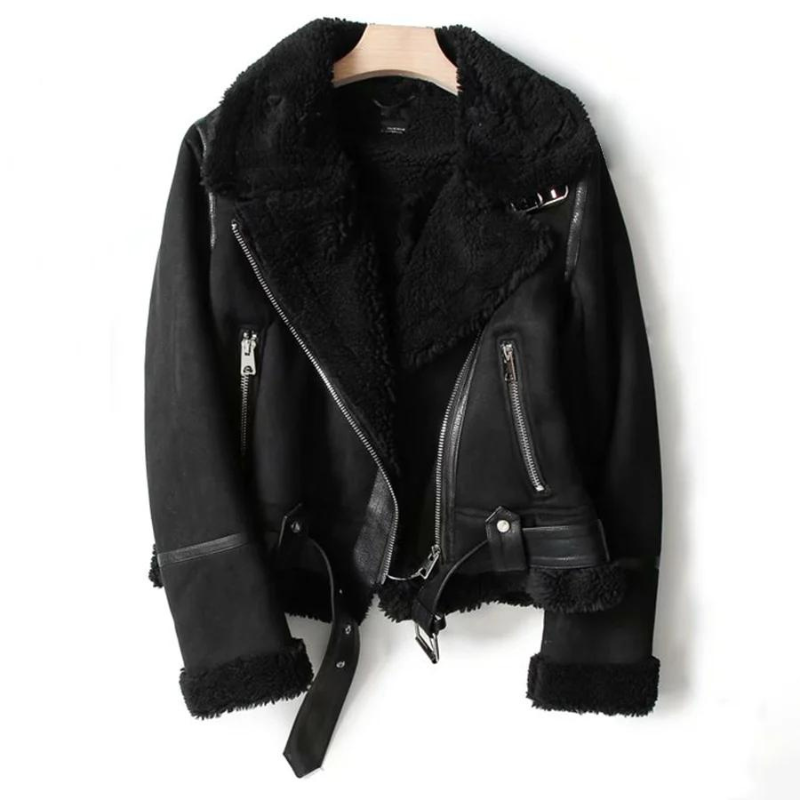 Trendy en Comfortabele Vintage Jas met Revers voor Dames