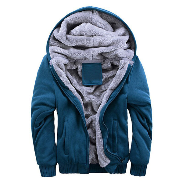 Wintertrui met ritssluiting en capuchon, comfortabel in gebruik