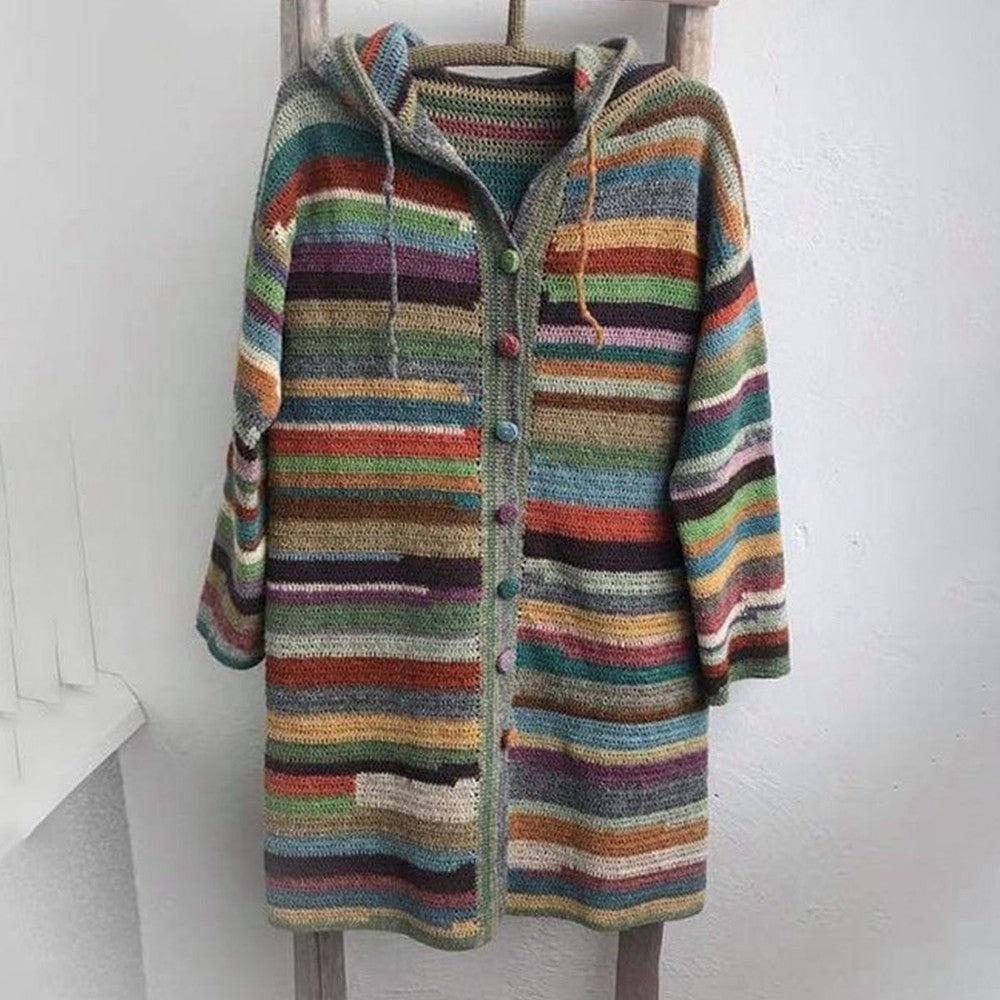 Stijlvolle Gestreepte Hoodie Trui van Lars