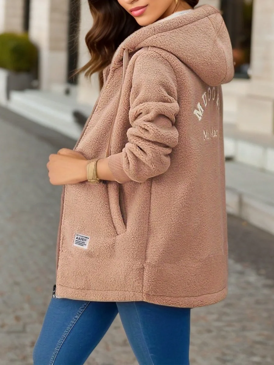 Trendy Damesjas met Capuchon en Rits – Comfortabel en Stijlvol