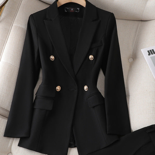 Trendy broek en blazer set voor dames