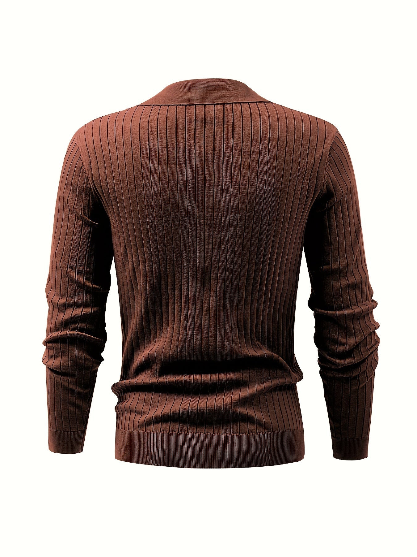 Modieuze Trui met V-Hals voor Heren – Comfortabel voor Herfst en Winter