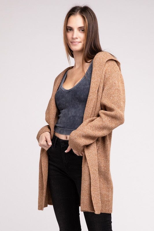 Lena Strikbare Heren Hoodie Open Voorkant Cardigan
