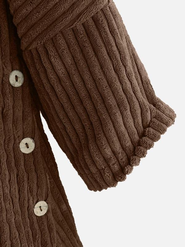 Plus Size Hoodie Jas voor Vrouwen met Hoge Lage Zoom
