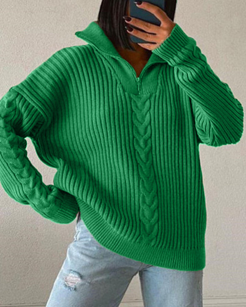 Eenvoudige en Stijlvolle Algemeen Sweater - Leena-Jamie