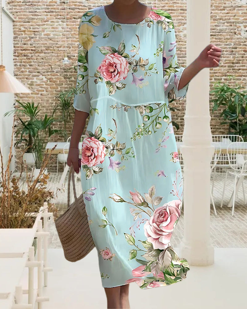 Stijlvolle bloemenjurk voor dames ideaal voor speciale gelegenheden
