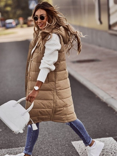 Warme en stijlvolle lange gilet voor dames
