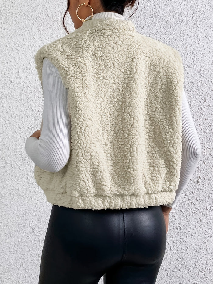 Stijlvolle en lichte damesgilet met ritssluiting voor extra comfort