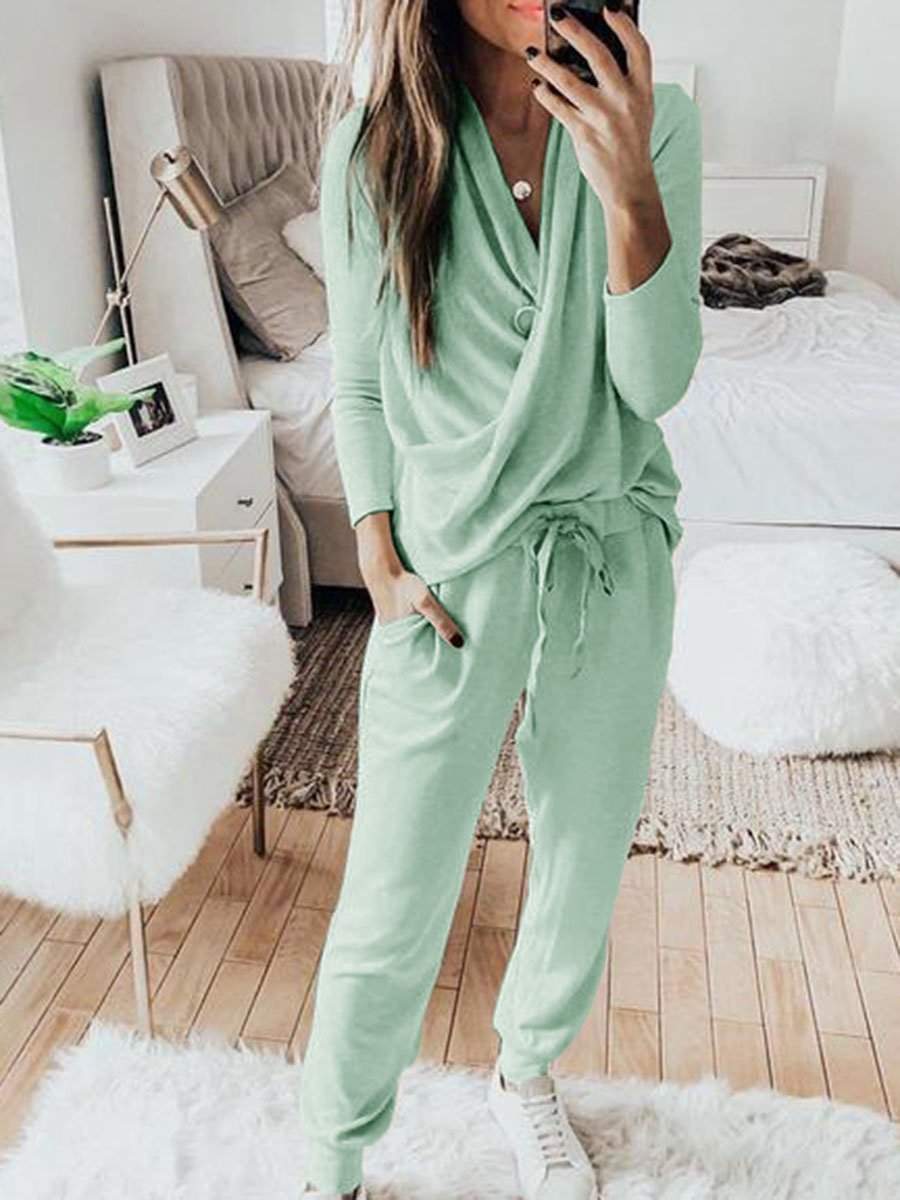 Dames Jumpsuit met Lange Mouwen – Perfect voor Vrije Tijd en Dagelijks Gebruik