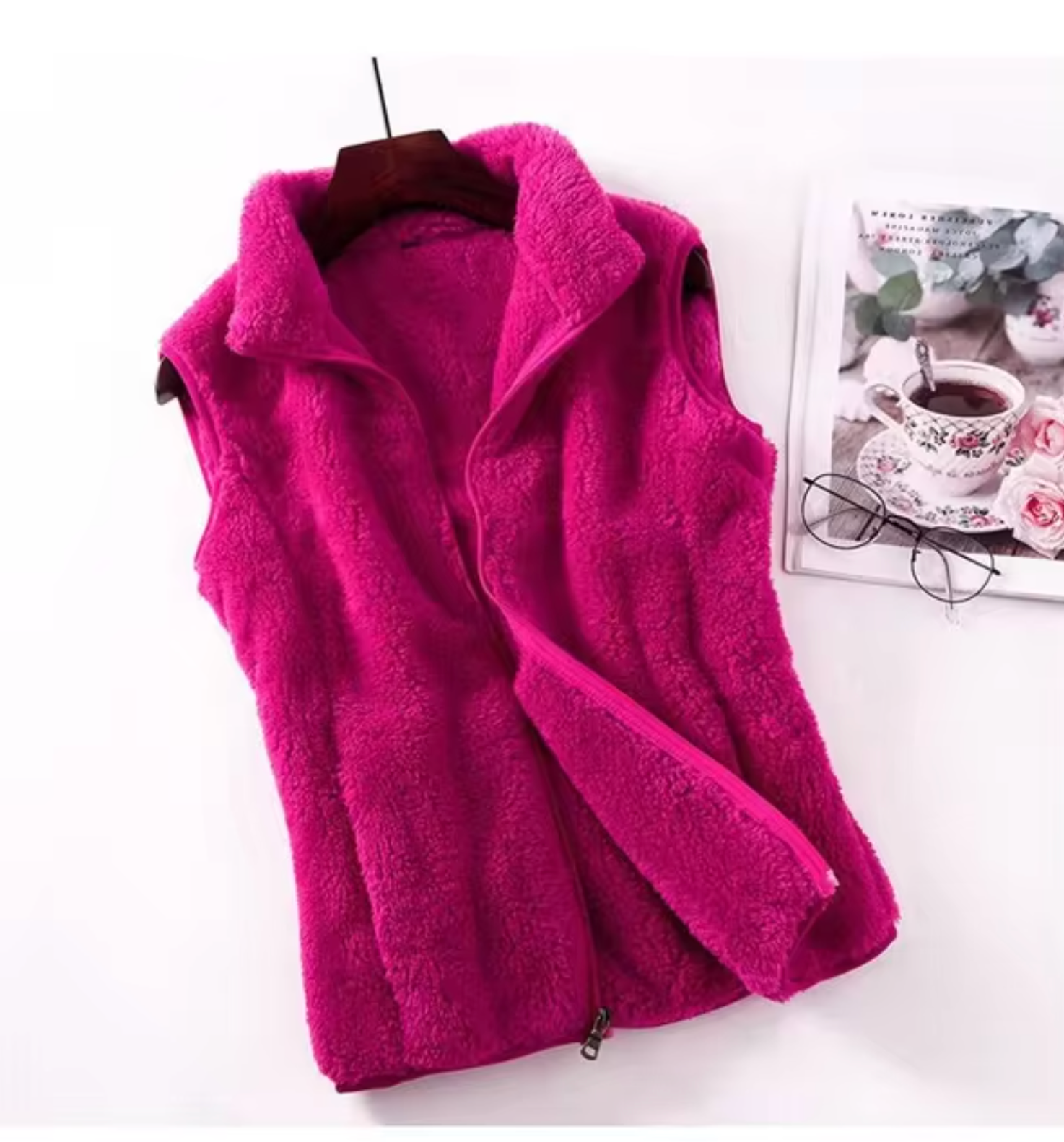 arme en comfortabele damesvest voor koude dagen