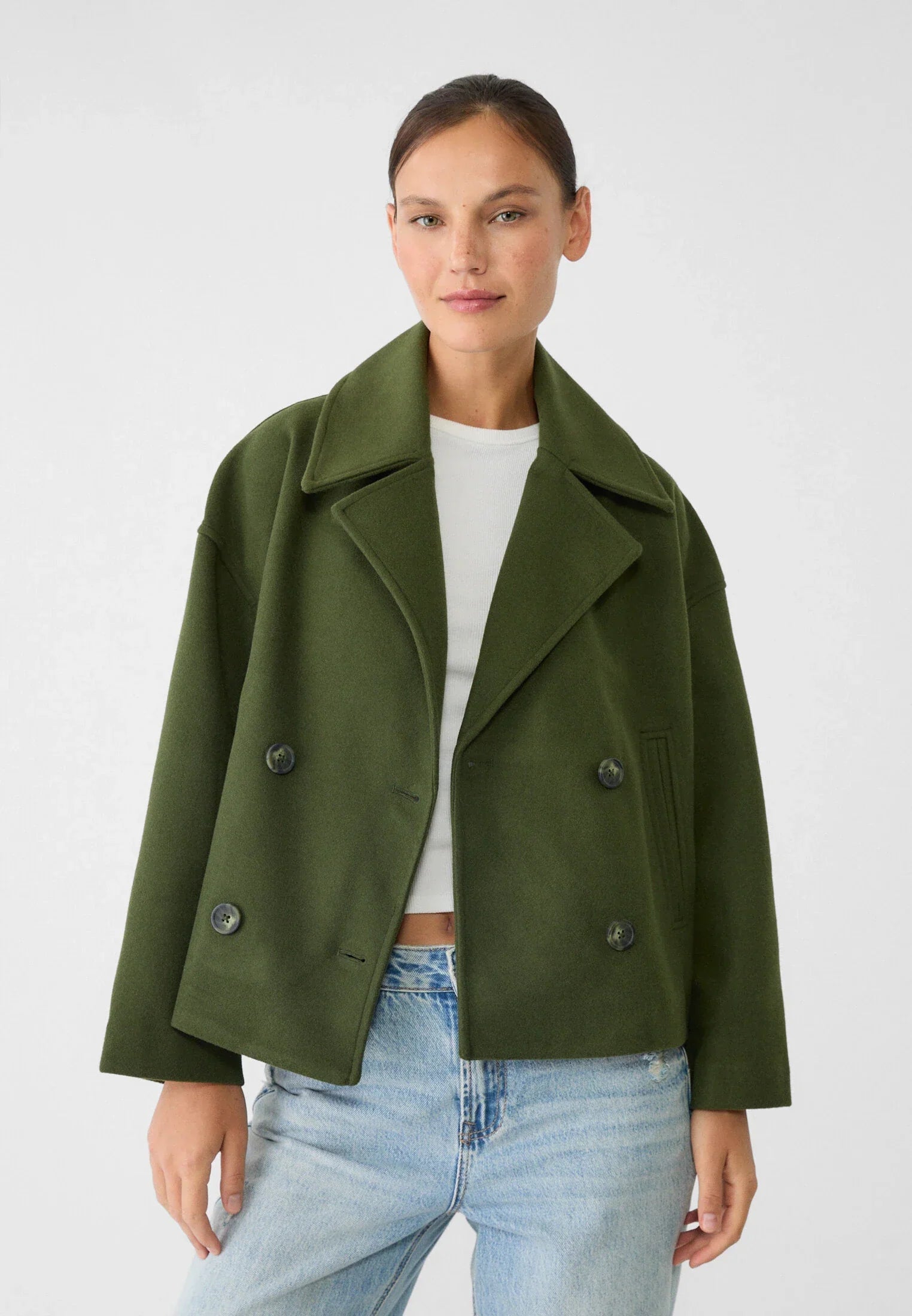 Casual korte jas voor een moderne look