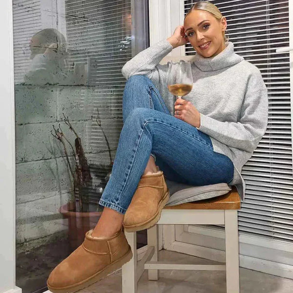 Casual en warme laarsjes met trendy en eigentijds ontwerp
