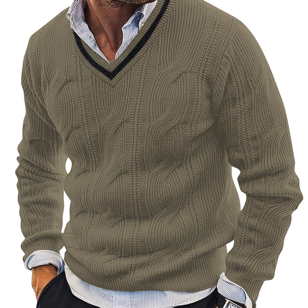 Casual Vintage Trui voor Mannen - Perfect voor Elke Dag