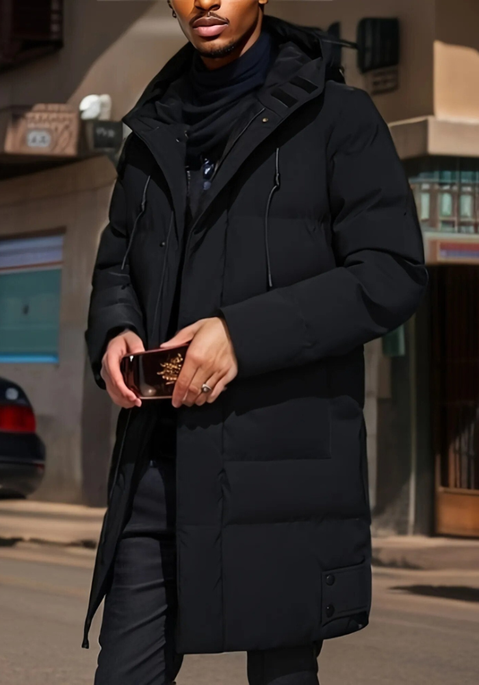 Stijlvolle en warme herenparka perfect voor de winter
