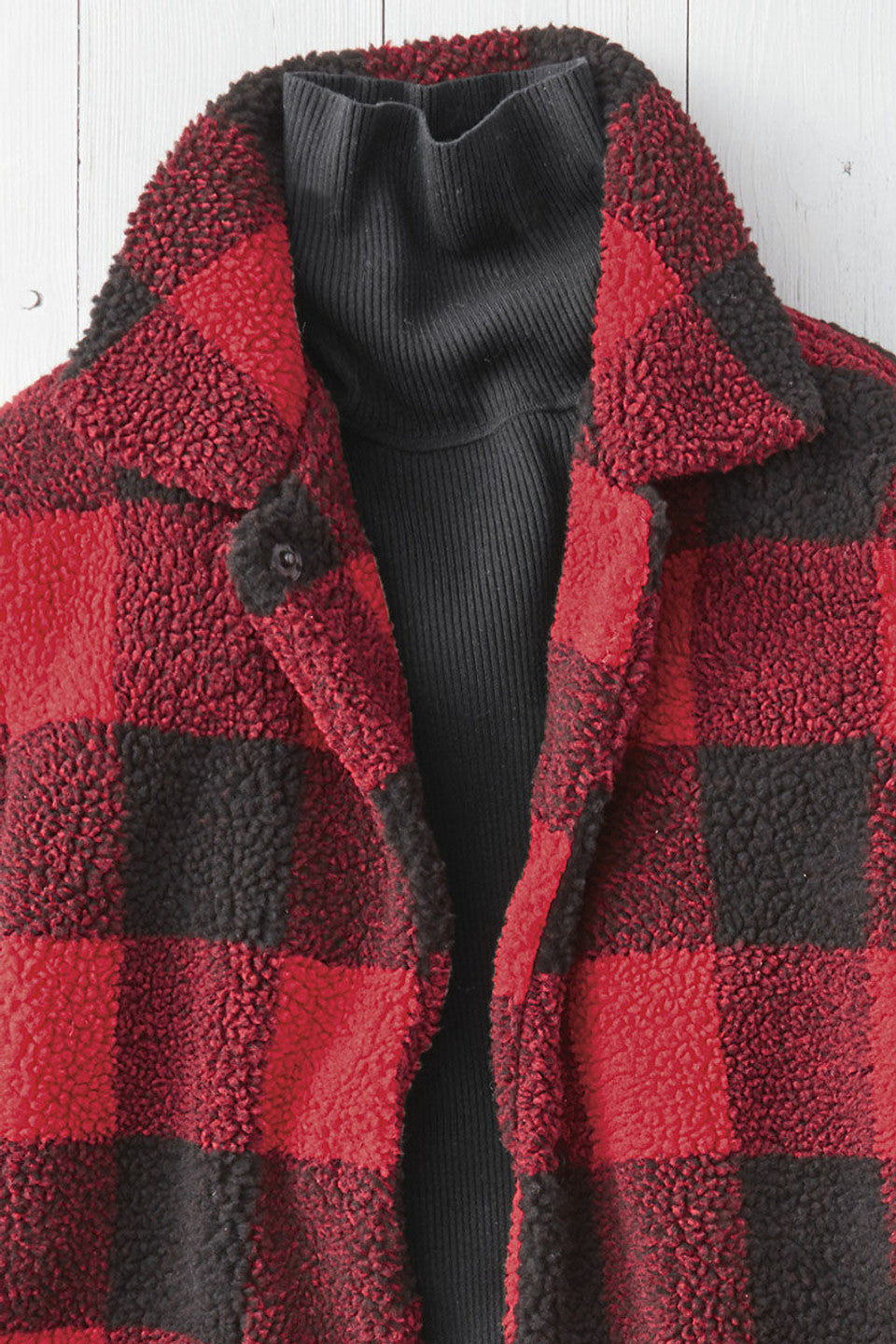 Modieuze Buffalo Ruitjas voor Dames - Perfect voor Herfst en Winter