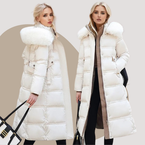 Luxe dames winterjas met een stijlvol ontwerp