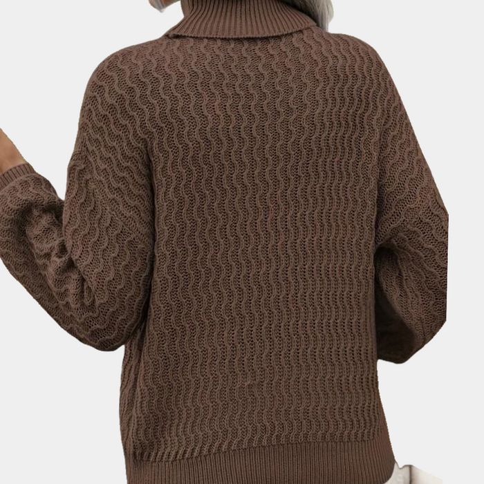 Casual dames coltrui met een trendy en veelzijdig ontwerp