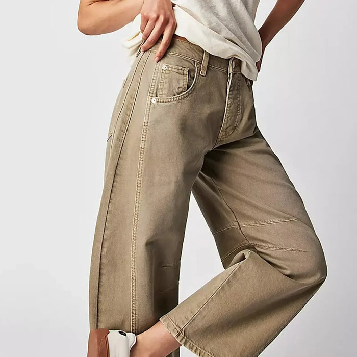 Comfortabele jeans met uitlopende snit