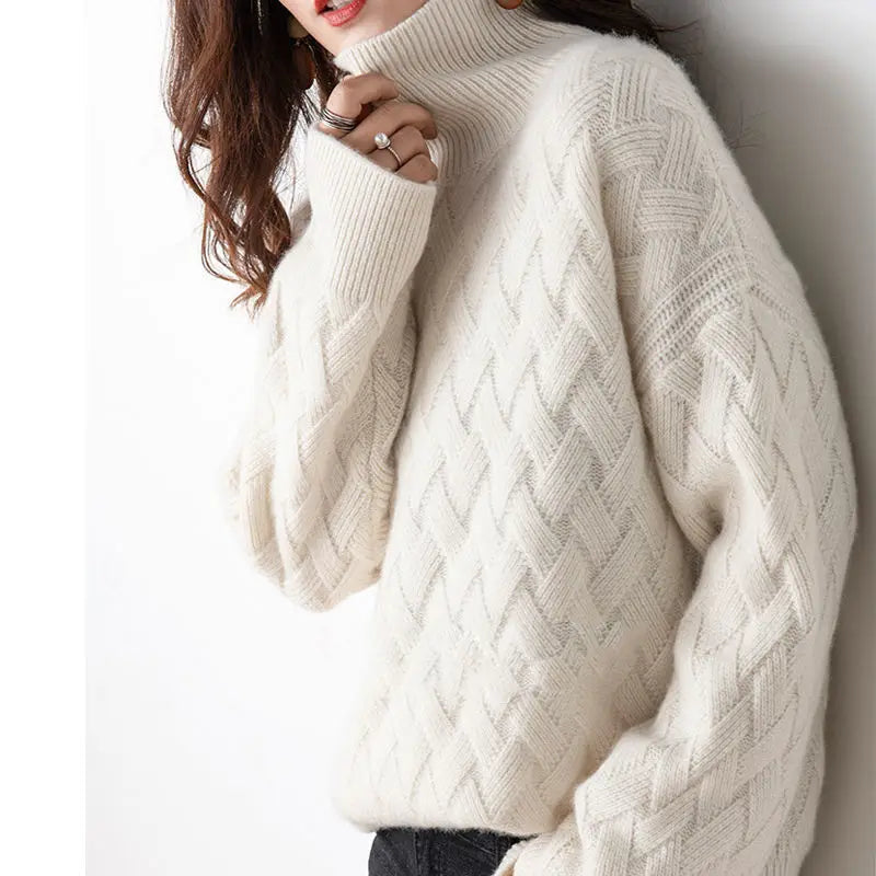 Trendy en comfortabele damestrui met wijde hals – Perfect voor de winter