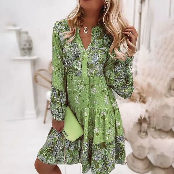 Modieuze boho-jurk voor vrouwen met een charmante uitstraling