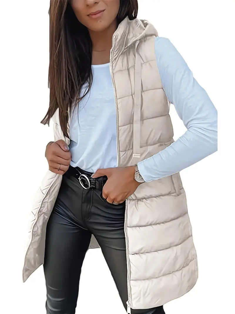Stijlvol gilet met capuchon voor dagelijks gebruik