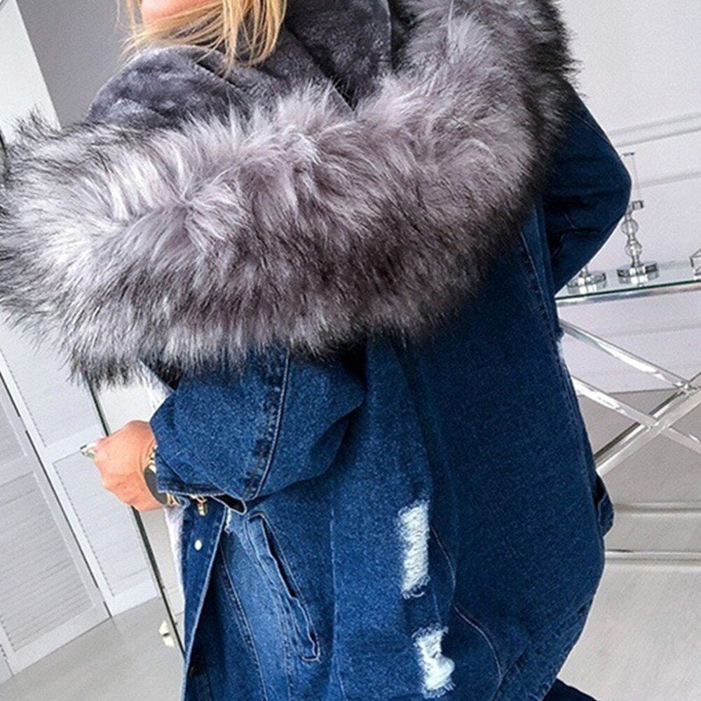 Trendy Winterjas voor Dames met Capuchon en Warme Kraag