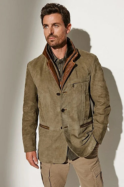 Stijlvolle herenjas met een unieke vintage look