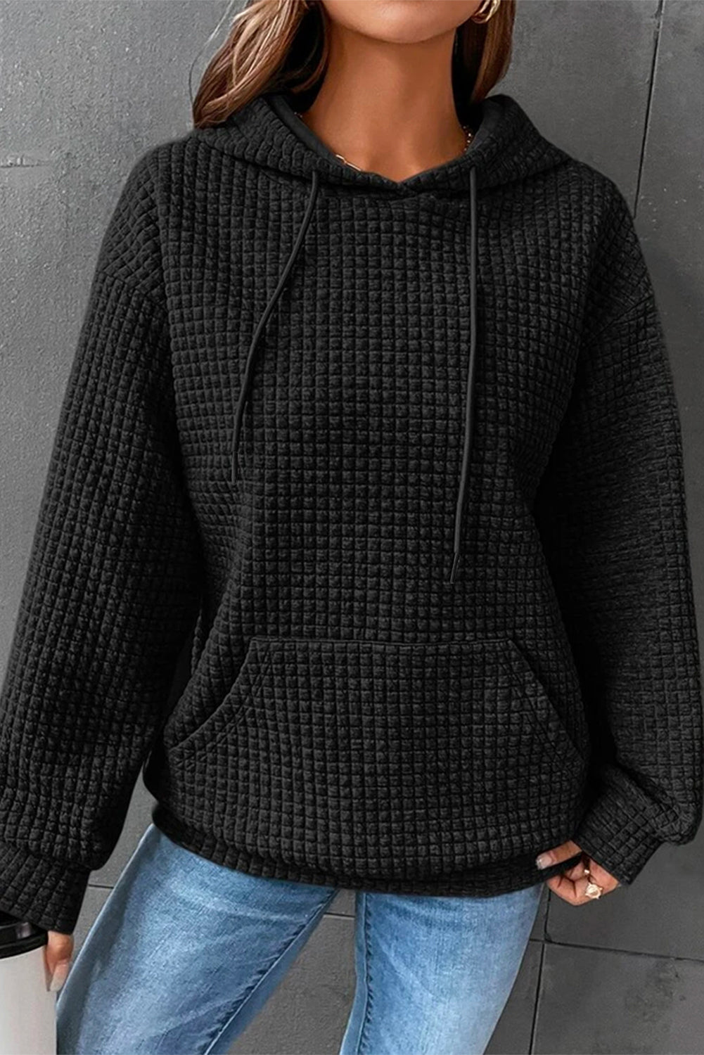 Modieuze Gelaagde Kangoeroezak Hoodie