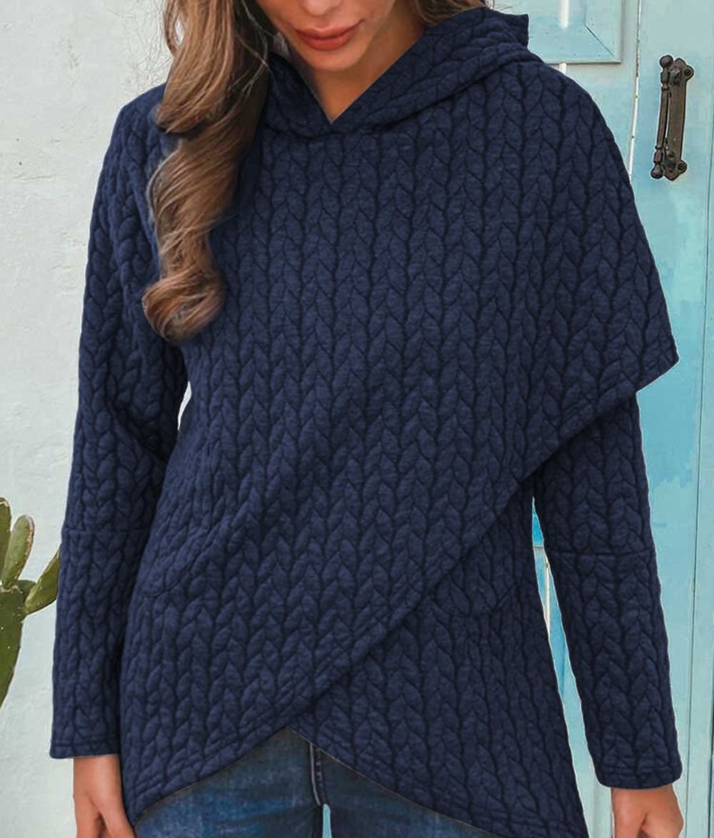 Comfortabele hoodie met capuchon en onconventionele zoom voor actieve dagen