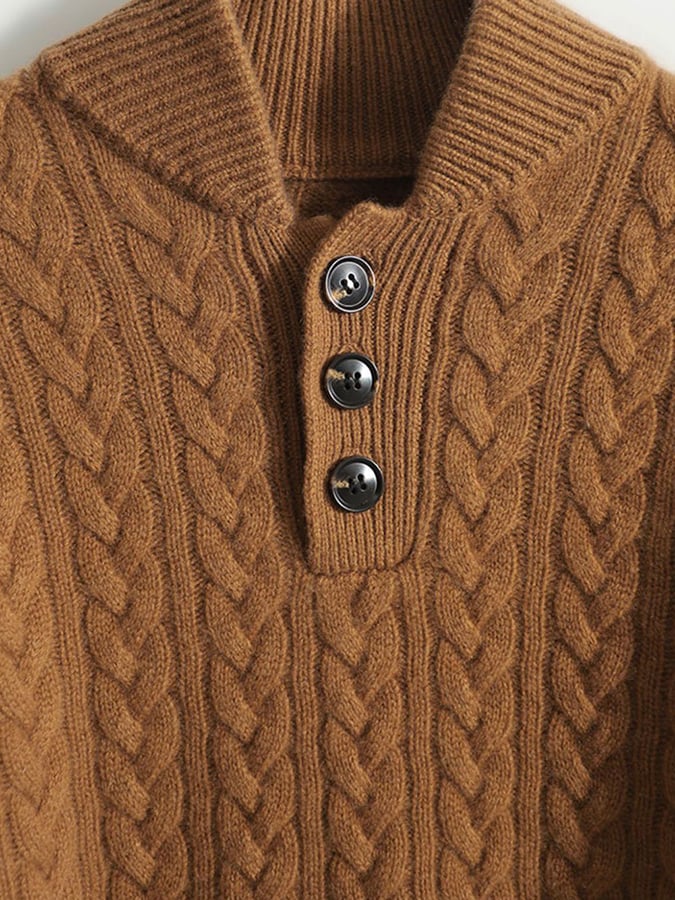 Modieuze pullover met gebreid ontwerp