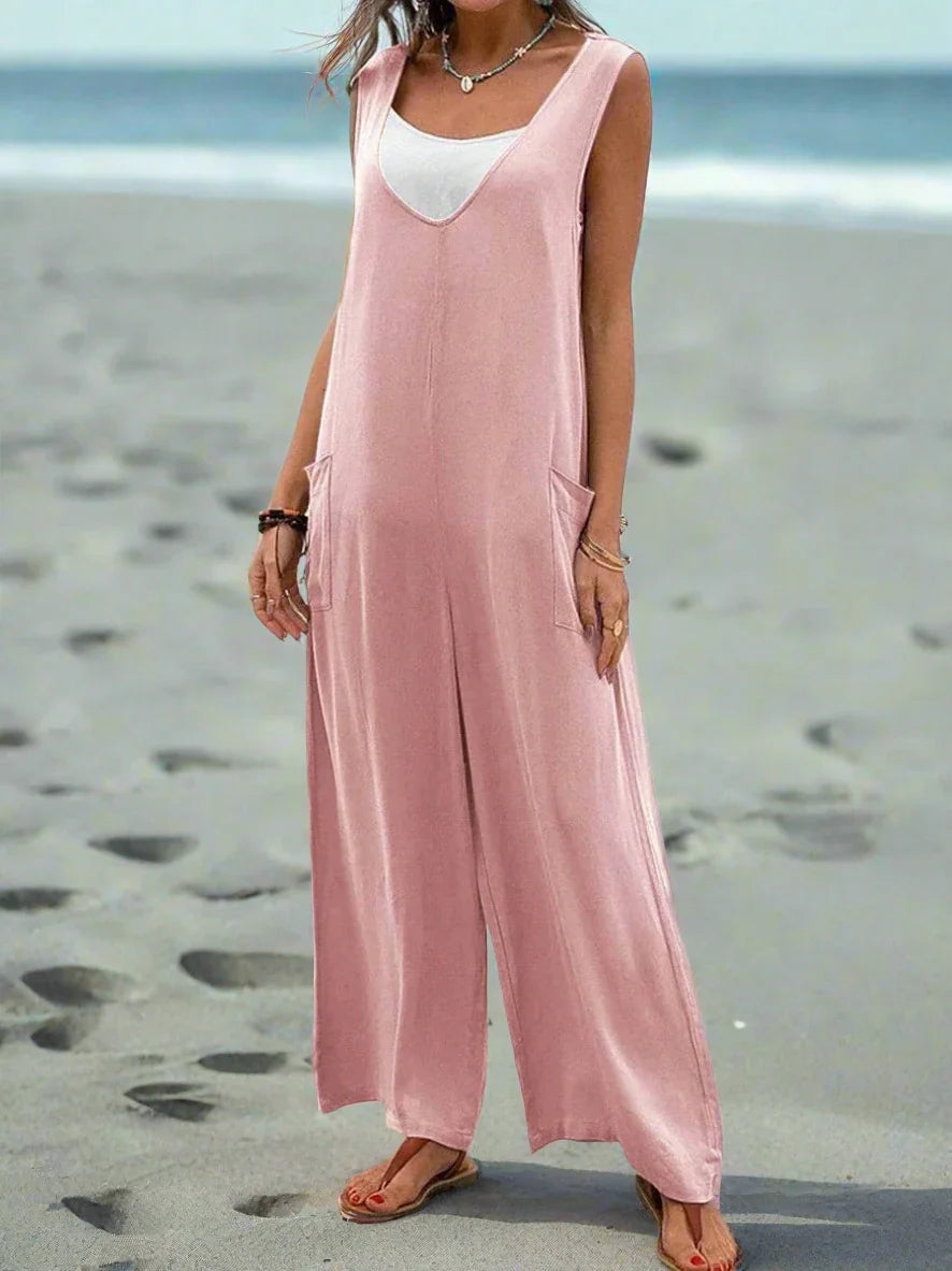 Diede - Stijl & Comfort Jumpsuit met wijde benen